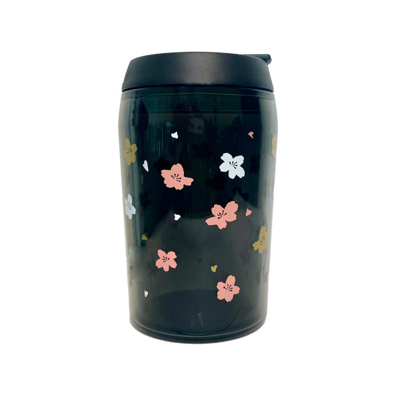 WEMUG Jazz 350ml双层防烫咖啡杯塑料吸管翻盖便携随行手杯