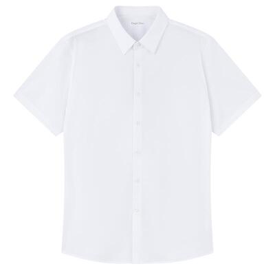 DegreZero男士免烫抗菌短袖衬衫