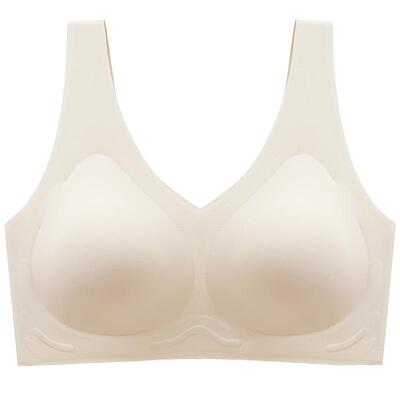 无痕内衣女小胸聚拢运动一体背心