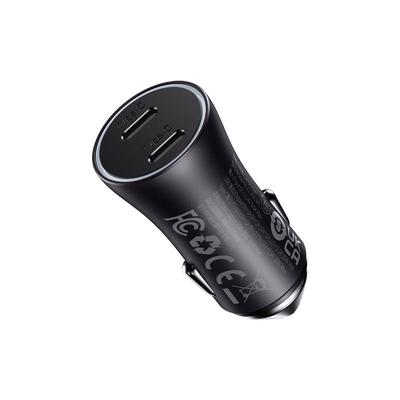 倍思车载充电器60W快充双C接口