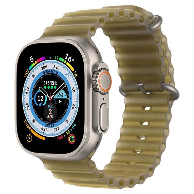 iwatch新款海洋硅胶官方同款表带