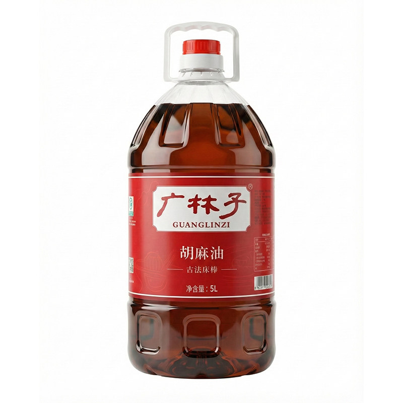 宁夏广林子胡麻油5L亚麻籽油 纯胡麻油