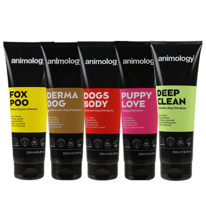 animology进口狗浴液宠物护理清洁沐浴露香波除味去污250ml