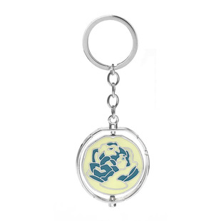 双城之战周边蓝玫瑰挂件艾克的遗憾时光回溯金克丝可旋转吊坠项链