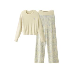 蕉内绒绒720Home半边绒新款女士睡衣冬季长袖可外穿家居服套装