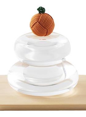 中川政七商店玻璃镜饼摆件