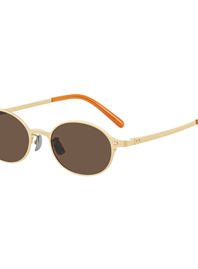 2025新款轻奢老钱风墨镜女士高级感复古小圆框防紫外线太阳镜Core