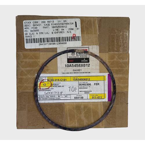 NEW FISHER PARTS EMERSON 10A5458X012  1OA5458XO12 CAGE GASKE