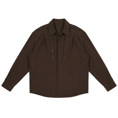 Hualun春季衬衫男长袖白衬衣男款