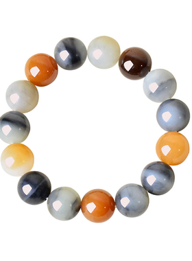 凤飞凰和田玉楼兰三色转运手链