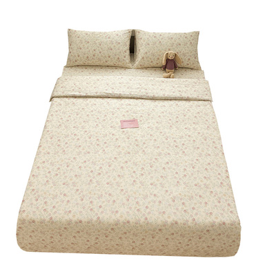 唐朝一只鱼花季纯棉床单