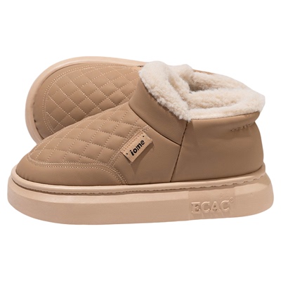 防水棉拖鞋女士冬包跟外穿雪地靴