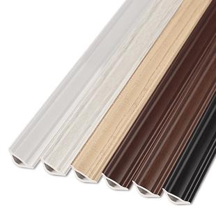 PVC阴角线装饰条收边条天花板吊顶收口条地板衣柜缝隙压边条自粘