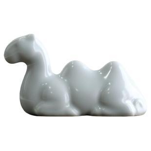 问心堂陶瓷骆驼笔搁笔山毛笔架书法用品小摆件创意镇尺多功能放毛笔的笔托文房四宝毛笔专用镇纸压纸笔山