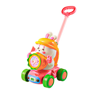 泡泡机手持推车男孩女孩全自动儿童推推乐电动手推吹泡泡新款玩具