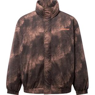 森马羽绒服男2024冬季新款时尚晕染印花厚款外套潮流个性oversize