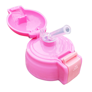 儿童保温杯杯盖配件直饮盖防摔配件弹跳硅胶吸嘴防漏加厚专用盖子