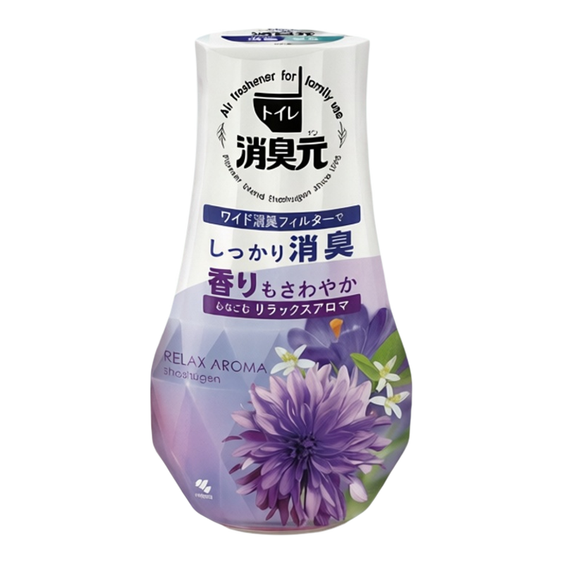 小林制药 厕所用芳香座除臭消臭元舒缓花香400ml空气清新净化除味
