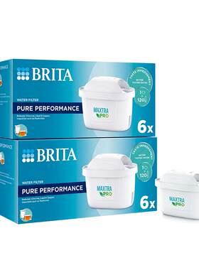 【自营】BRITA/碧然德Pure Pro升级版通用滤水壶净水壶滤芯12只装