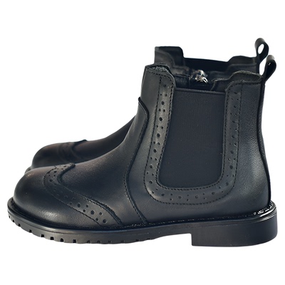 贝然女童短靴马丁秋冬加绒英伦