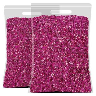 平阴红玫瑰花瓣碎干烘焙饮品装饰专用食用重瓣玫瑰花碎摆盘阿胶糕