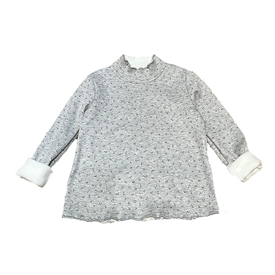 女童秋冬季新款加绒打底衫女宝宝秋季新款上衣儿童外穿卫衣童装潮