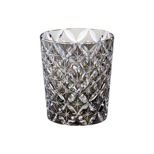 【圣诞礼物】KAGAMI江户切子锅谷聪七宝洛克杯水晶玻璃洋酒杯