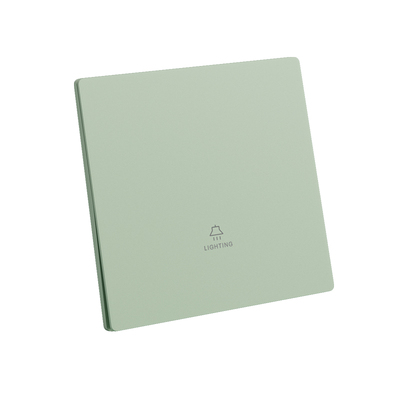 国际电工苹果绿开关插座面板