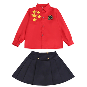 国庆儿童合唱演出服中小学生男女童比赛红歌大合唱团朗诵表演服装