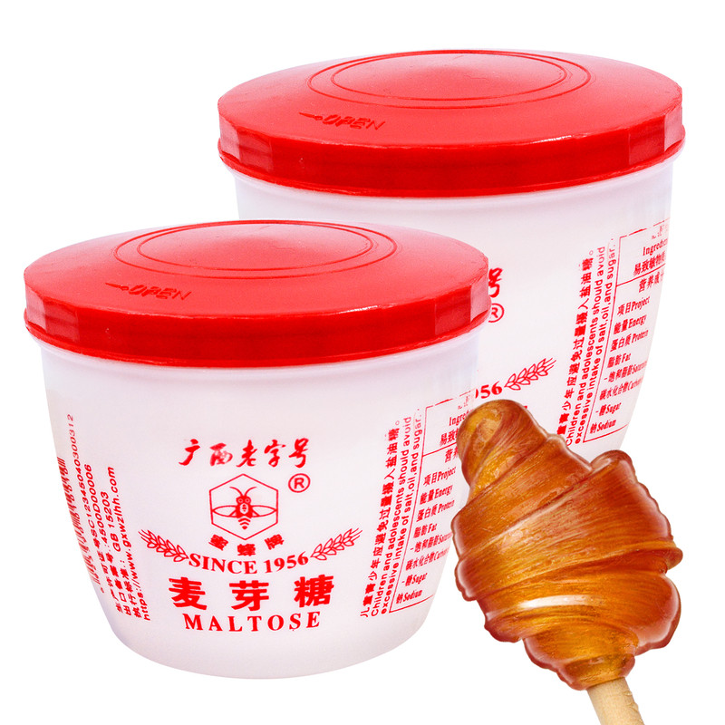 广西蜜蜂牌麦芽糖500g正宗老式麦芽糖饴糖入药糖浆烘焙专用 商用