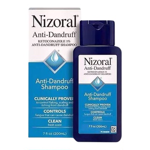 原版美国Nizoral仁山利舒1%酮康唑去屑止痒洗发水控油护发液200ml