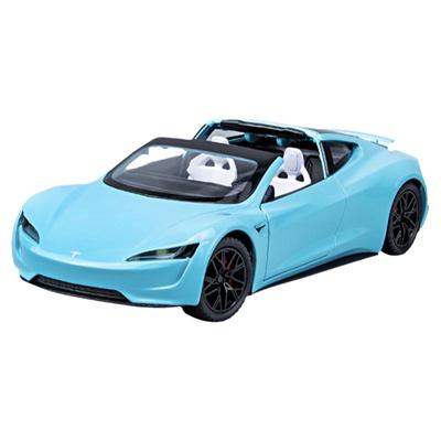 合金124特斯拉汽车模型男孩玩具