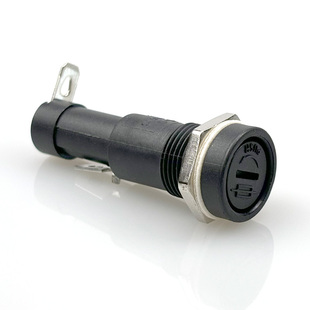 R3-9 保险丝座 6x30 15A250V 保险管座 耐高温 UL一字 进口保险座