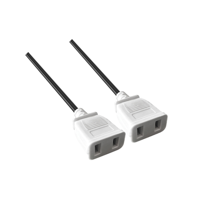 纯铜AC带线防水二脚公母插头监控