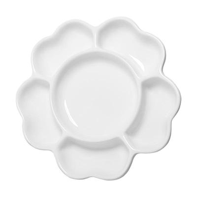 多功能梅花陶瓷调色盘