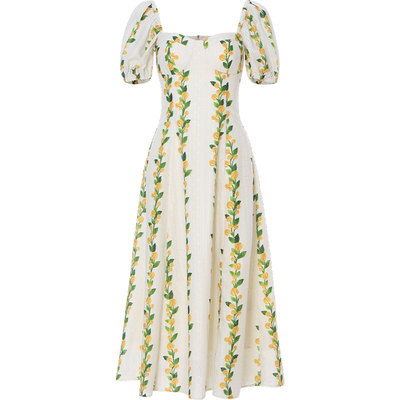 从那以后法式碎花裙度假裙子女夏