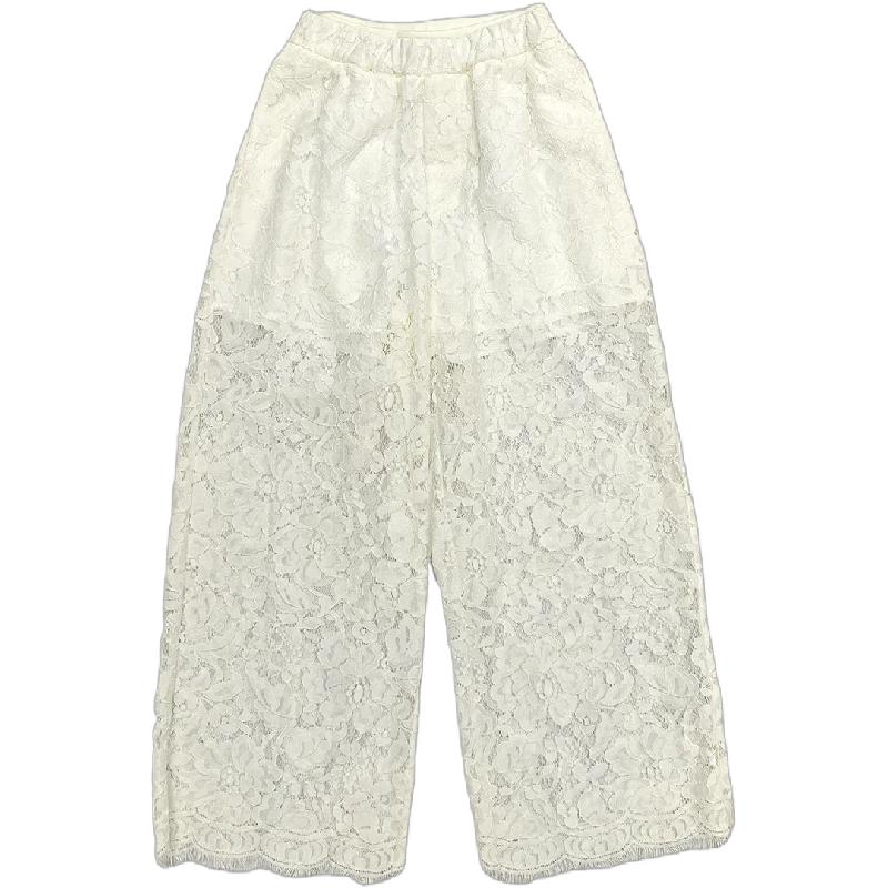 edo1一度26夏季女童蕾丝直筒裤