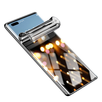 适用华为荣耀200手机膜100/90gt全屏防摔防爆honor80se水凝膜pro曲面屏70无白边荣耀60防指纹50se防偷窥30pro