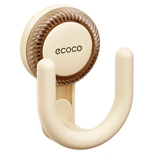 ecoco浴室吸盘拖鞋架卫生间置物架厕所壁挂式沥水架鞋子收纳神器