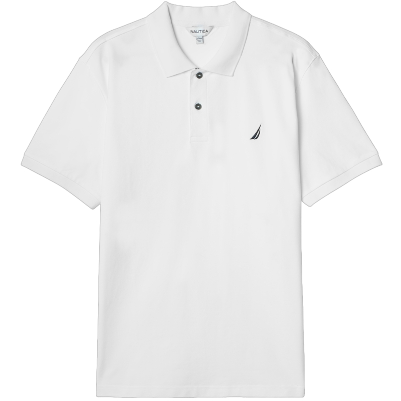 NAUTICA/诺帝卡25夏季男士休闲透气短袖翻领T恤商务宽松polo衫