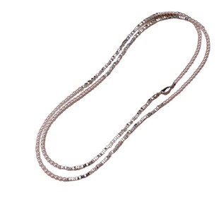 赵丽颖同款~碎银子珍珠毛衣链长项链 新中式轻奢小米珠叠戴颈链款