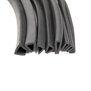 U型橡胶条 耐油护板包封边橡皮玻璃卡桥架配电箱机柜保护口密封条