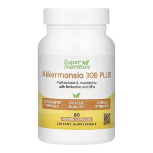 Super Nutrition含小檗碱Akk嗜黏蛋白阿克曼菌瘦子菌体重管理
