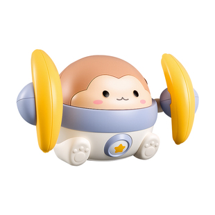 电动玩具翻滚猴儿童1到3岁智能声控婴儿练习抬头2025新款声光猴子