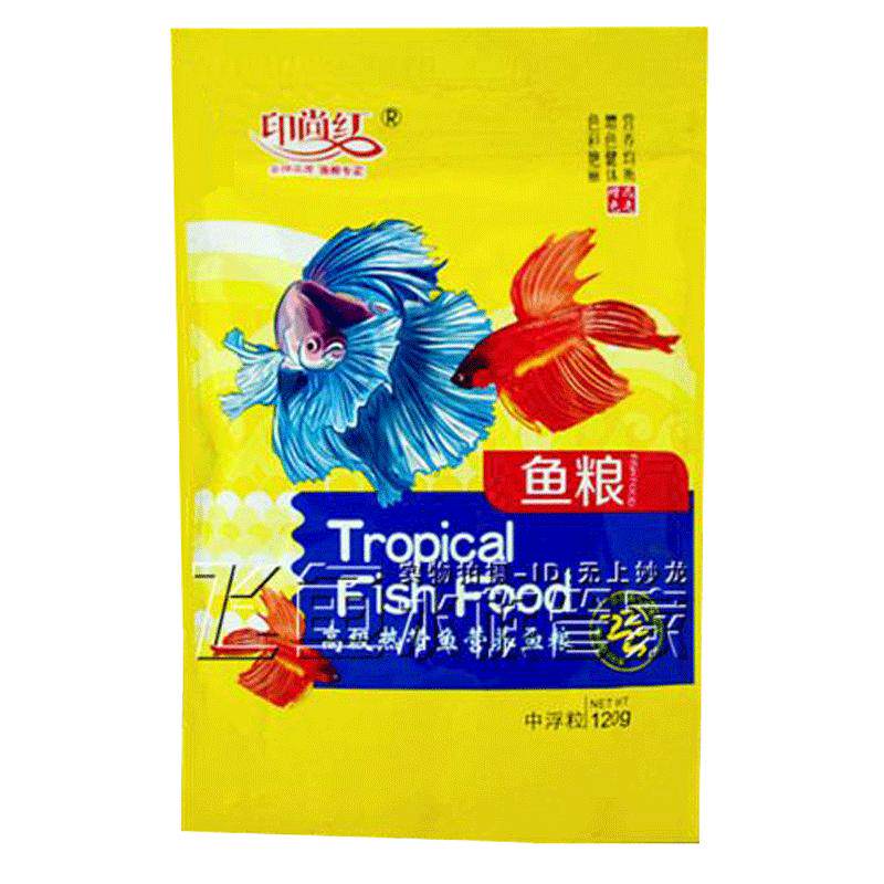 印尚红热带鱼饲料增彩微颗粒型