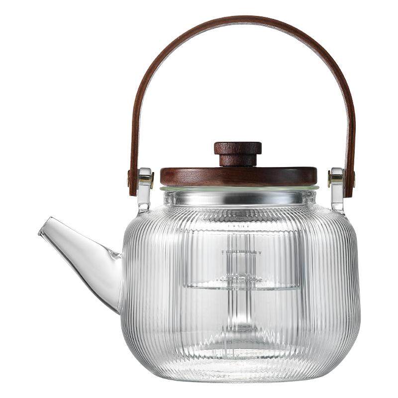 玻璃蒸煮一体茶壶2025新款可明火烧水壶电陶炉围炉煮茶泡茶壶家用