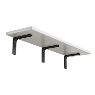 墙上置物架墙壁置物板墙面木板隔板壁挂式一字板墙支架托架展示架