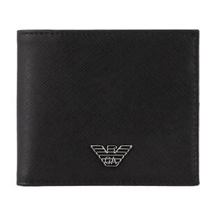 EMPORIO ARMANI/阿玛尼春夏男女情侣对折多卡位钱夹钱包卡包一体