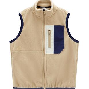 左西童装男童摇粒绒马甲儿童秋冬款2025新款男孩冬季保暖背心内搭