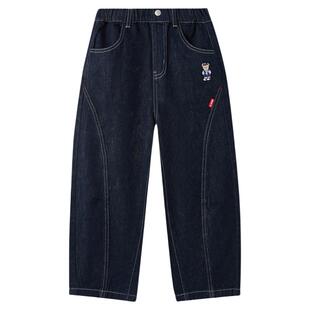 PawinPaw卡通小熊童装26年春夏新款男童儿童牛仔裤弯刀裤宽松时尚